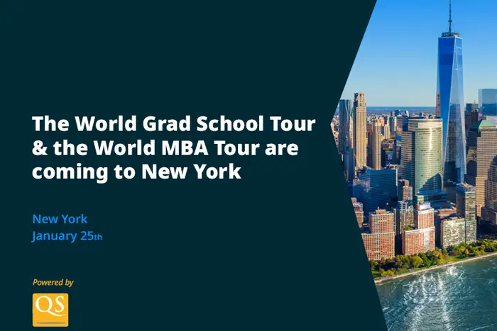 The World Grad School Tour & the World MBA Tour, New York on January 25th
